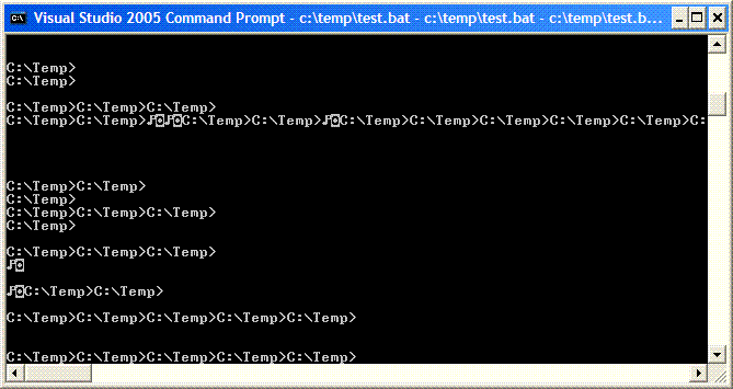 cmd recursion
