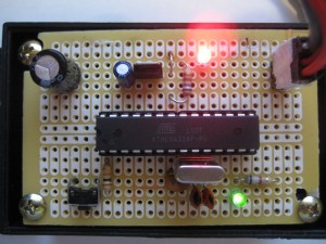Finished ATmega328 ICSP Board Finished ATmega328 ICSP Board