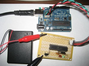 Testing the ICSP board