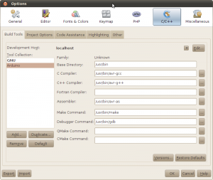 avr-gcc tool chain setup in NetBeans