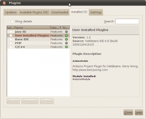 Arduino Plugin installed