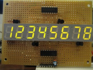 8-Digit 7 Segment Display