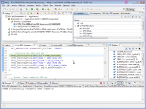 Debugging STM32F4 Using Atollic