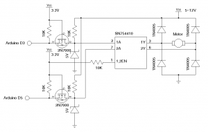 Level-Shifter and H-Bridge