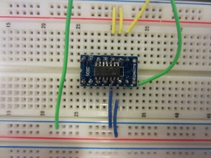 MCP3428 on Breadboard