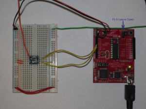 MSP430G2231 I2C Setup