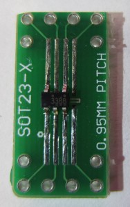 FAN5333A on SOT23 adapter (soldered)