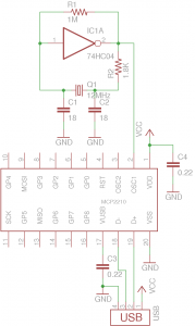 MCP2210 using external OSC MCP2210 using external OSC