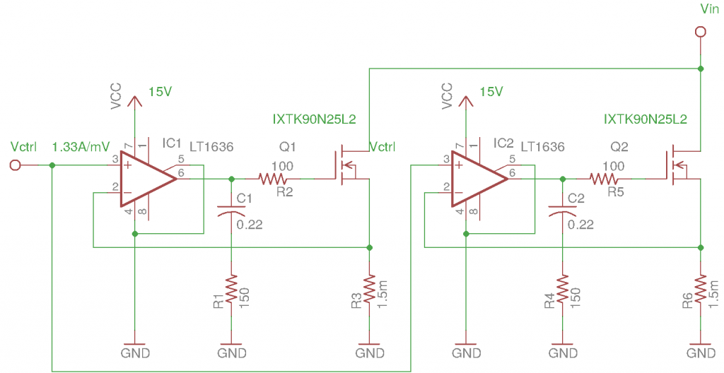 A 400W (1kW Peak) 100A Electronic Load Using Linear MOSFETs Kerry D. Wong