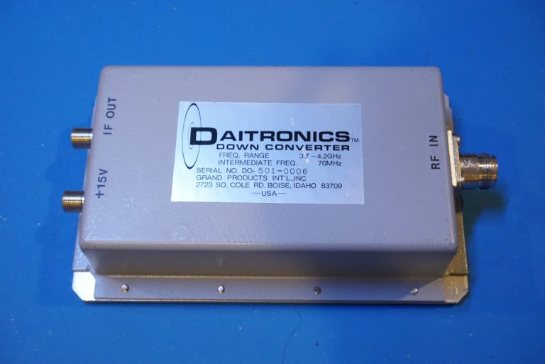 Teardown of a Microwave I/Q Down Converter Kerry D. Wong